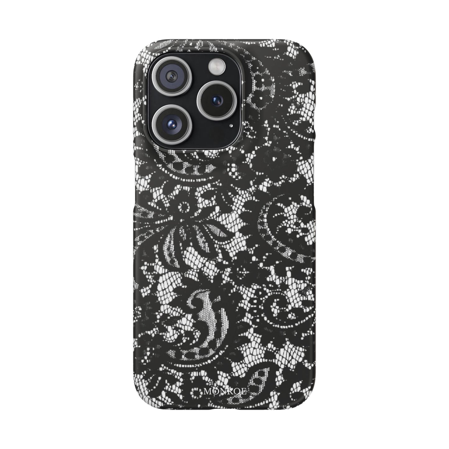 Black Lace Elegant Pattern Case