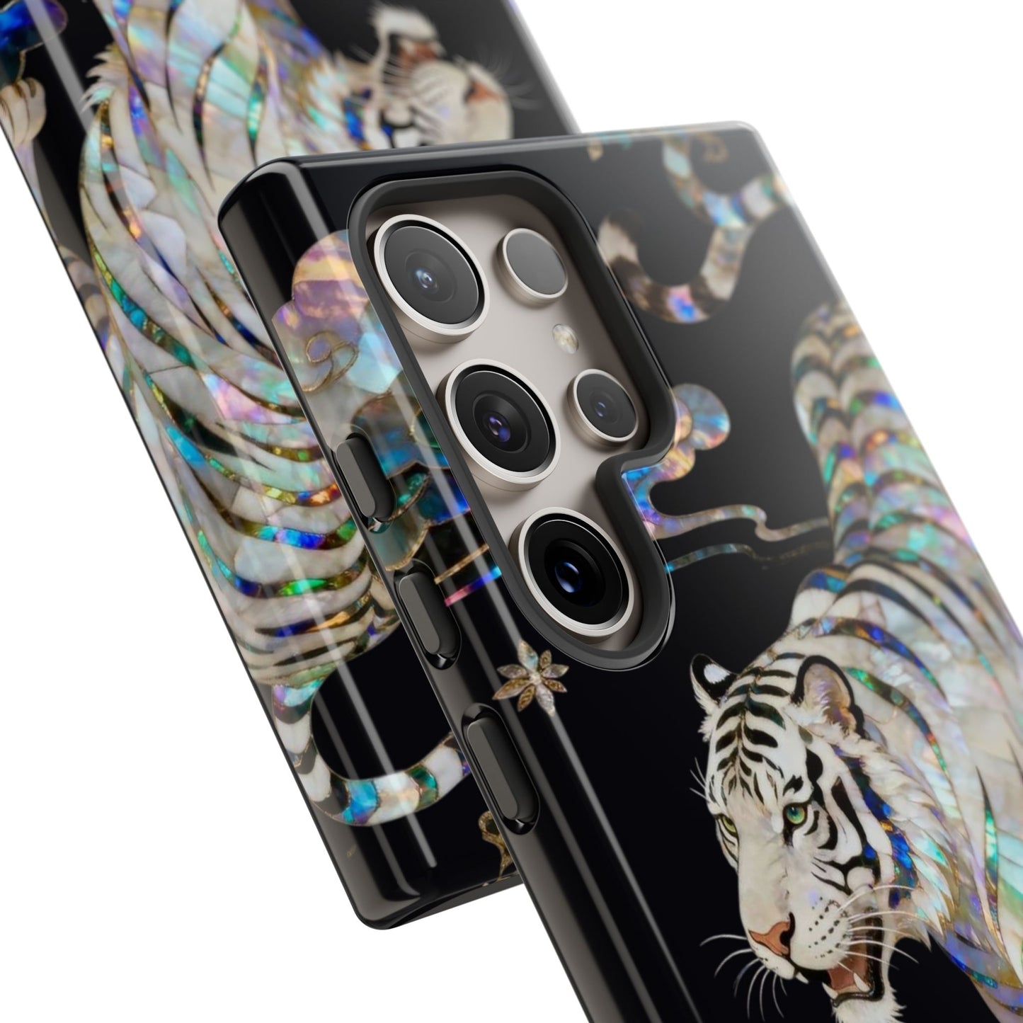 Iridescent White Tiger Tough Case