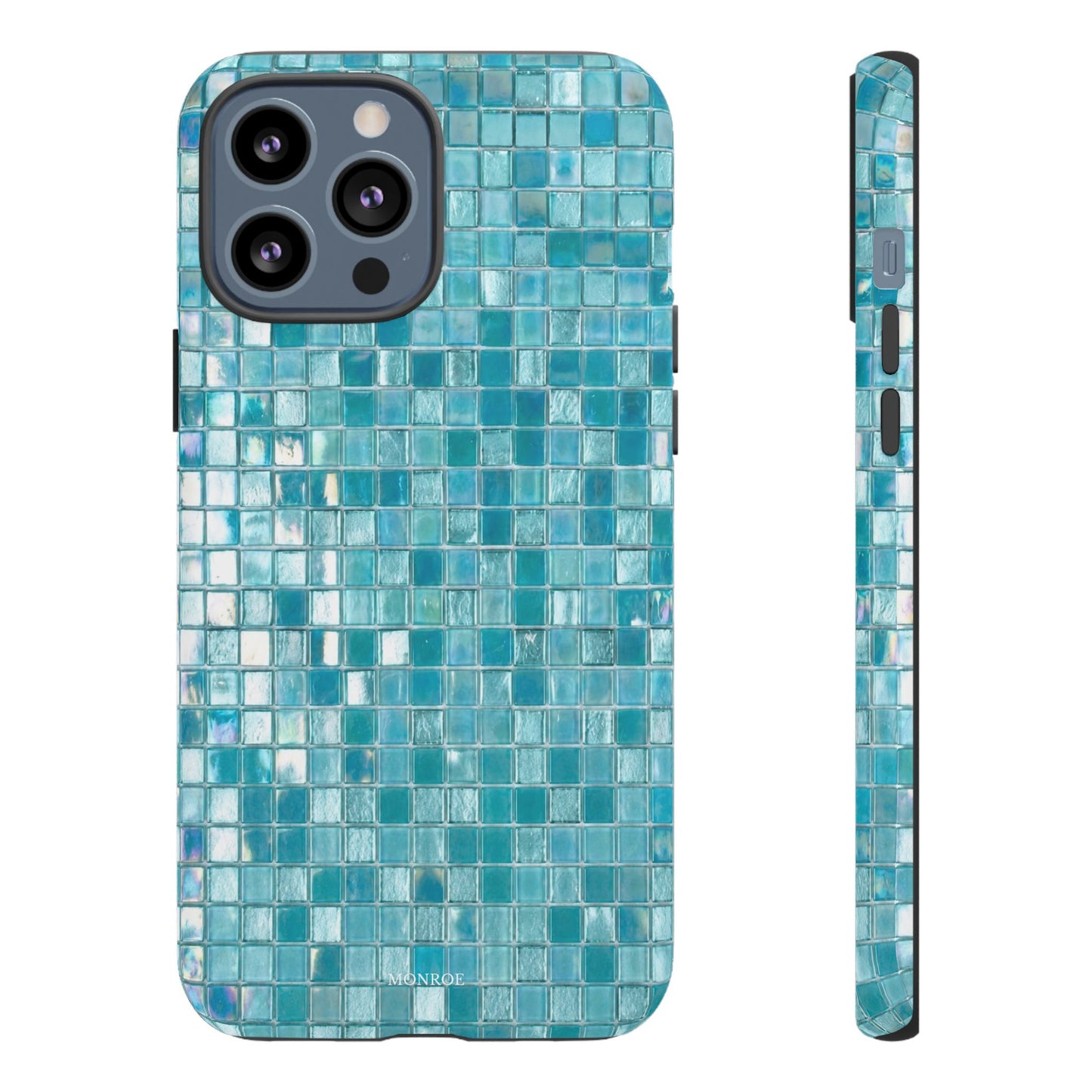 Hot Blue Mosaic Tile Tough Case