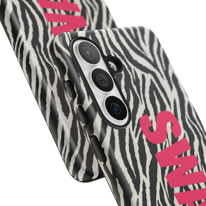 Zebra Print  "SWAG" Tough Case