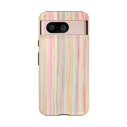 Pastel Watercolor Stripe Tough Case