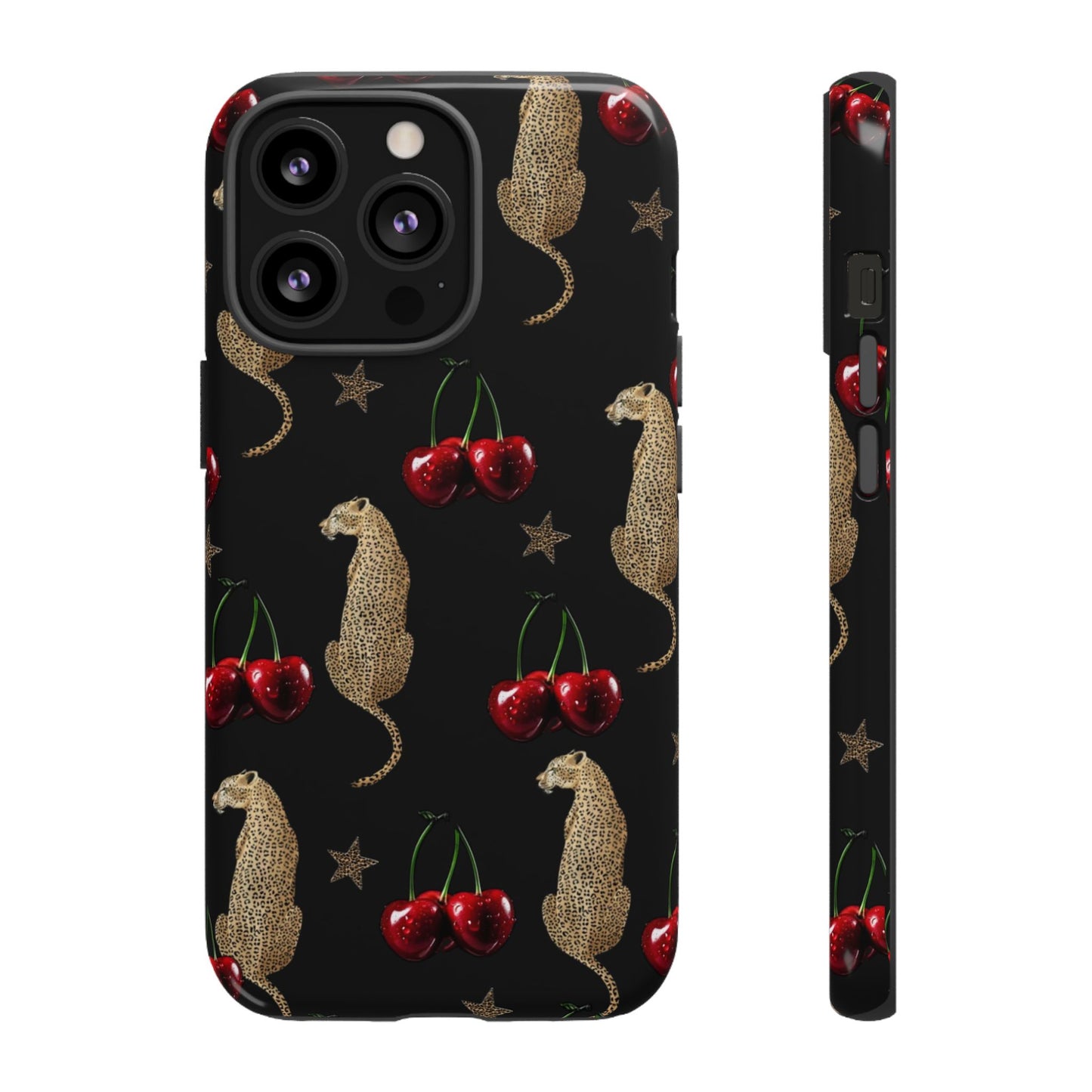 Leopard & Cherry Tough Case