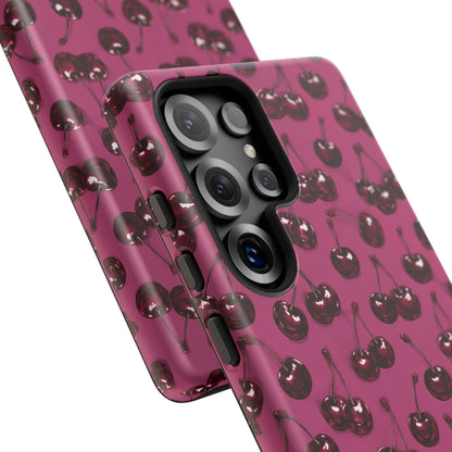 Burgundy Cherries Tough Case