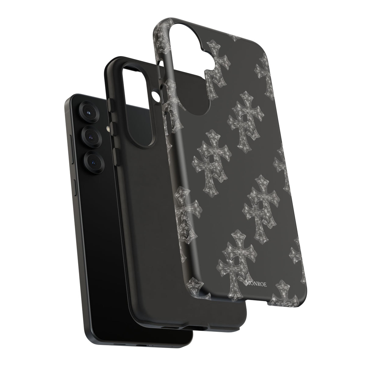 Black Crystal Cross Tough Case