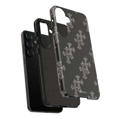 Black Crystal Cross Tough Case