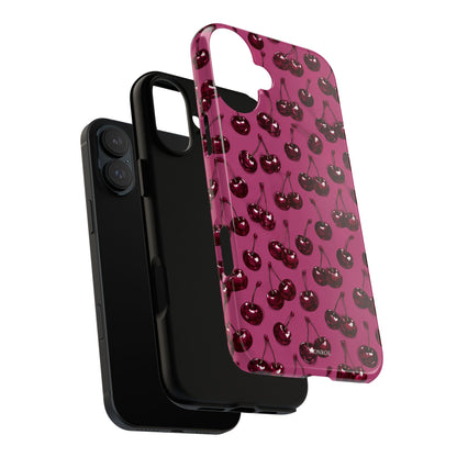 Burgundy Cherries Tough Case