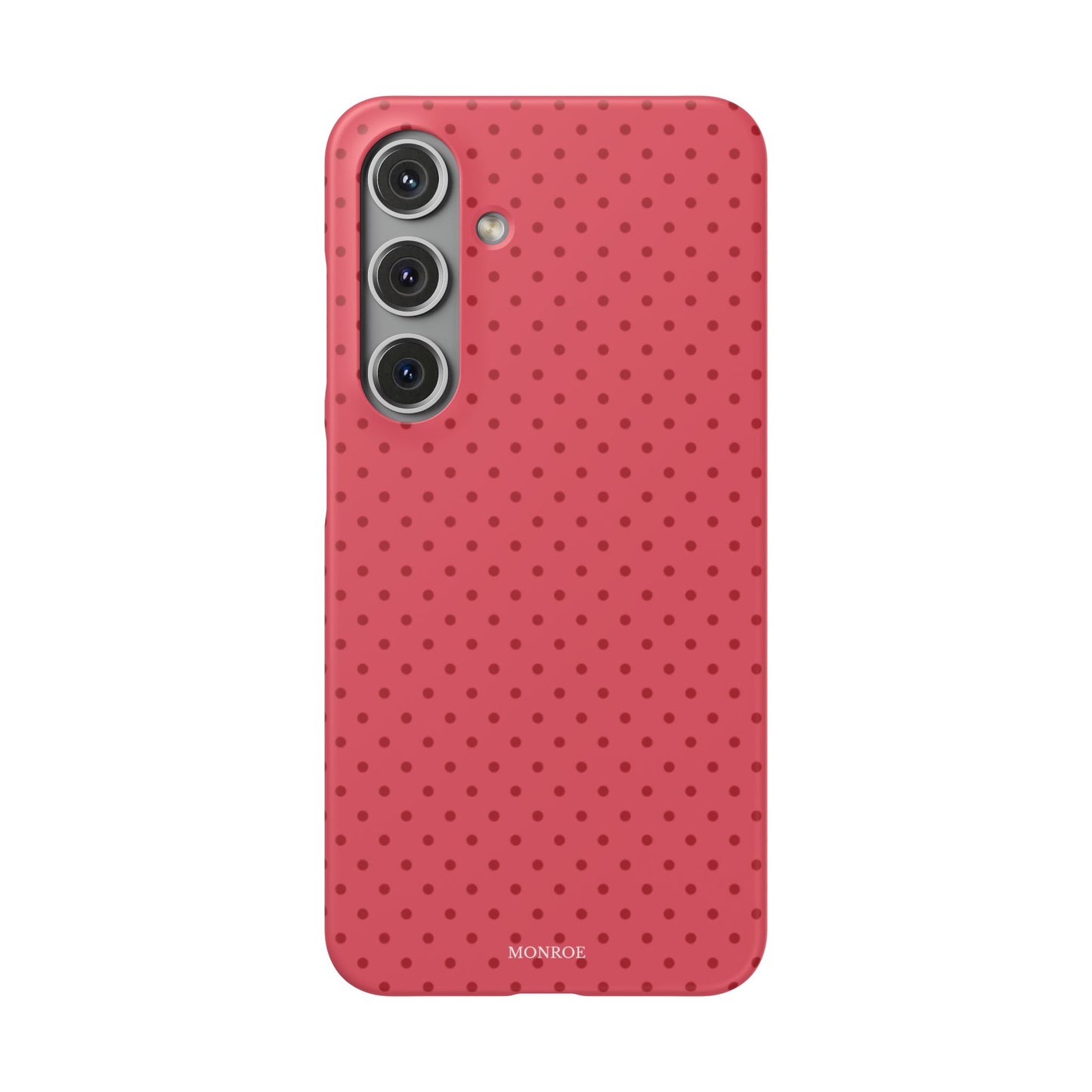 Coral Polka Dot Snap Phone Case
