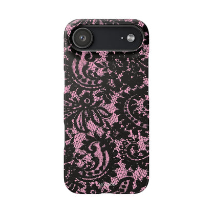 Pink Lace Pattern Case