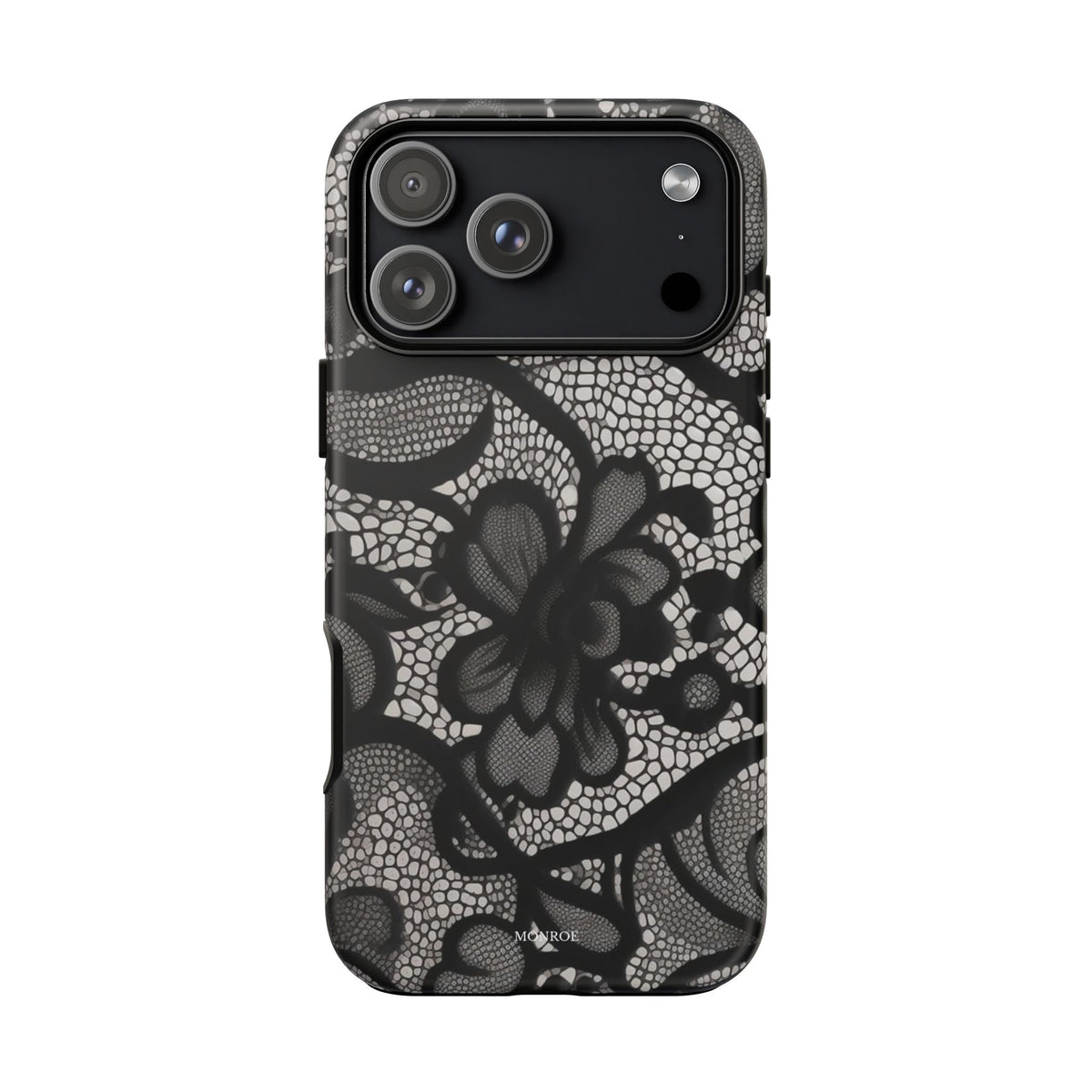 Black Floral Vintage Case