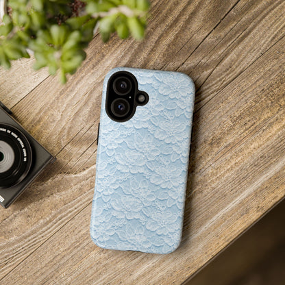 Glacier Blue Lace Tough Case