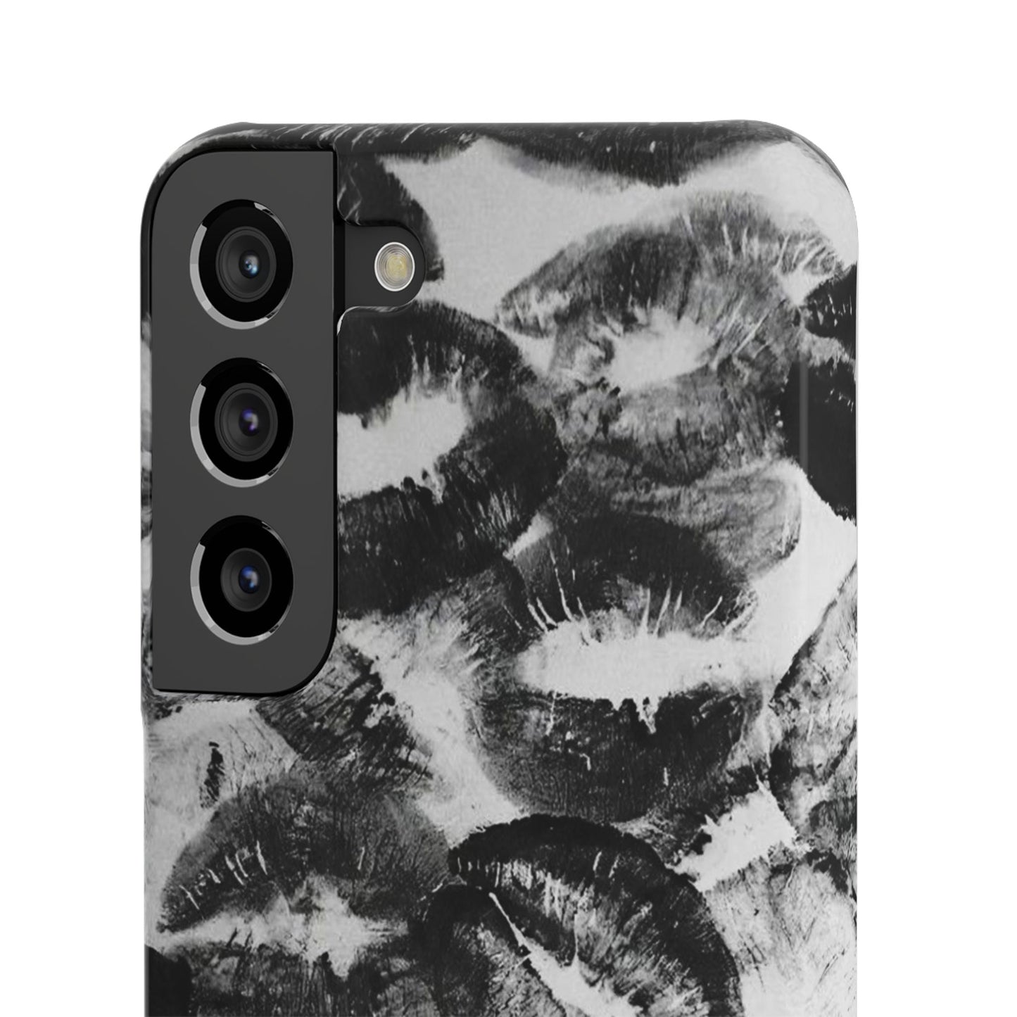 Black & White Kiss Print Case