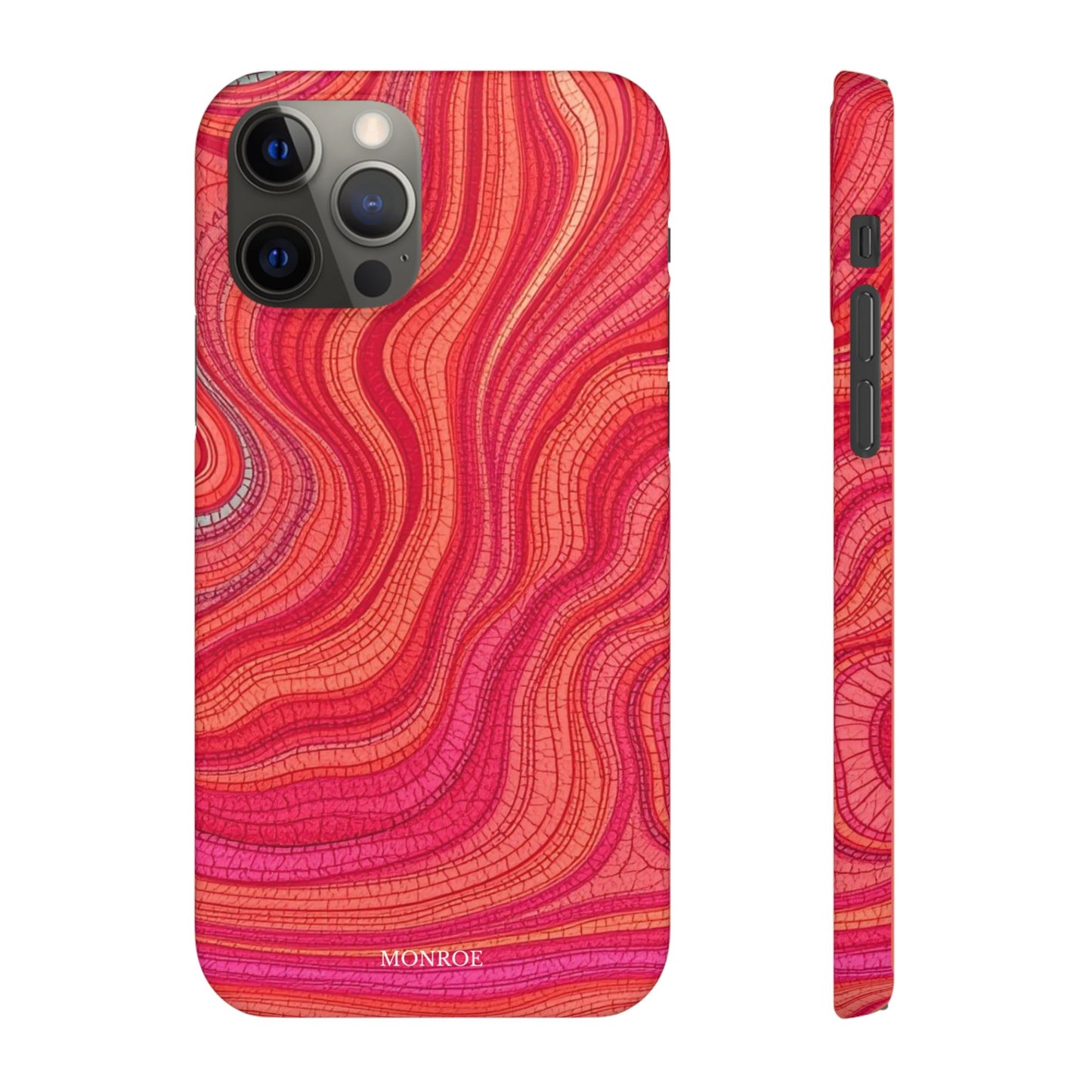 Retro Wavy Red Case