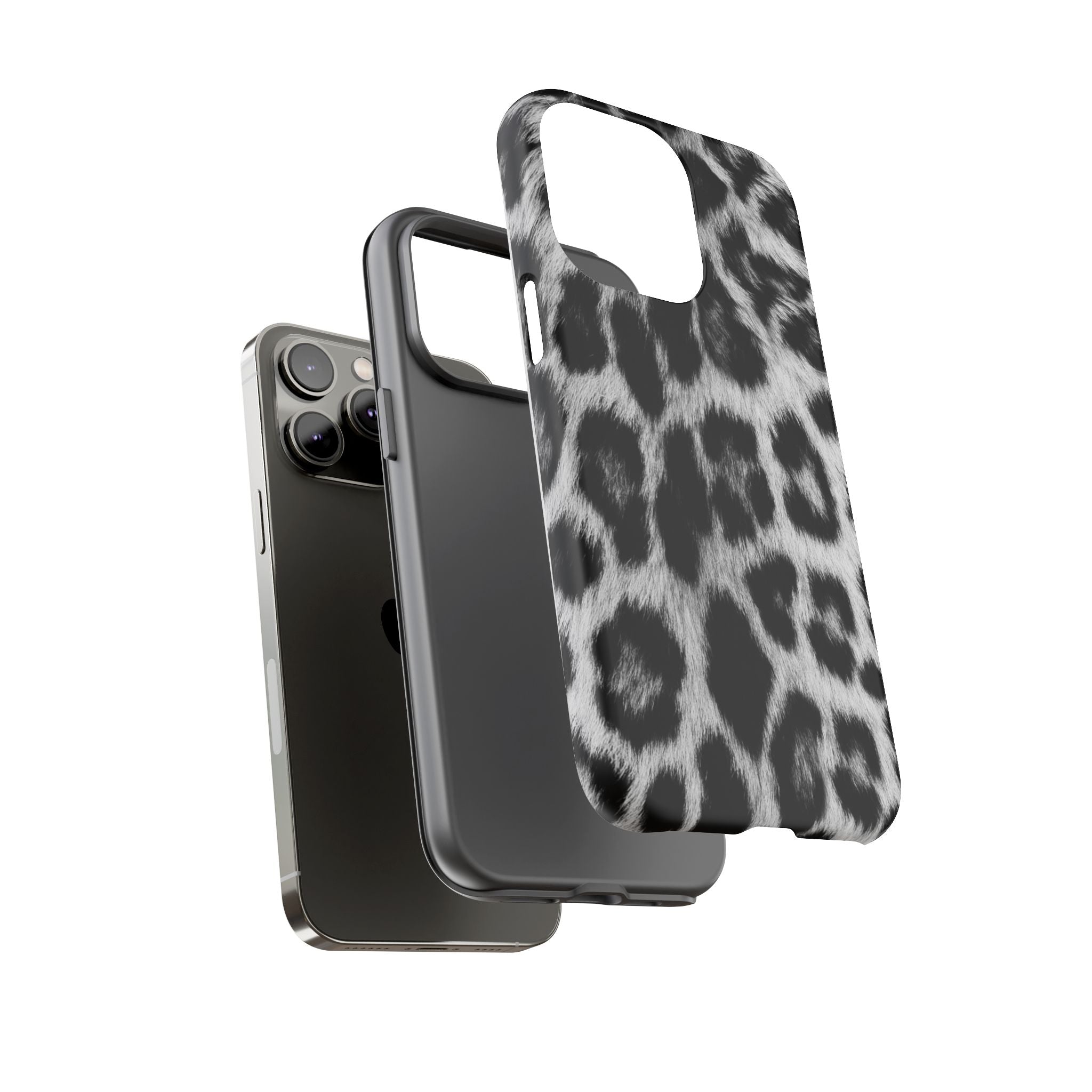 B&W Leopard Phone Case