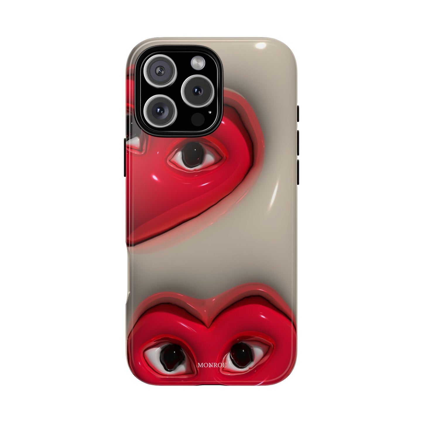 Red Heart Eyes Tough Case