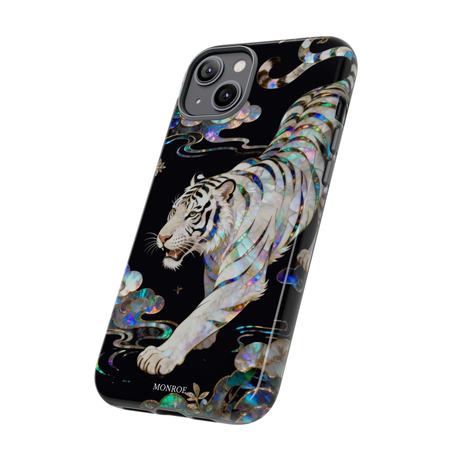 Iridescent White Tiger Tough Case