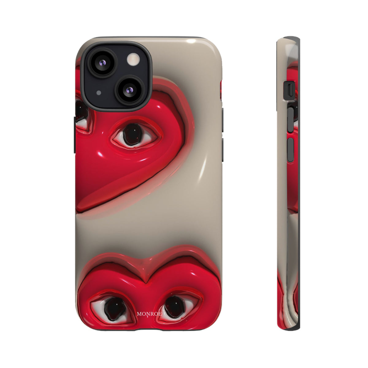 Red Heart Eyes Tough Case