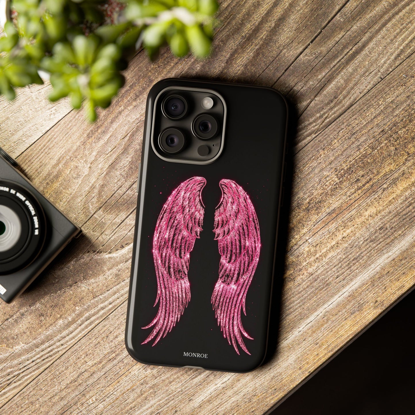 Pink Glitter Angel Tough Case