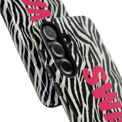 Zebra Print  "SWAG" Tough Case