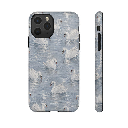 Swan Pattern Tough Case