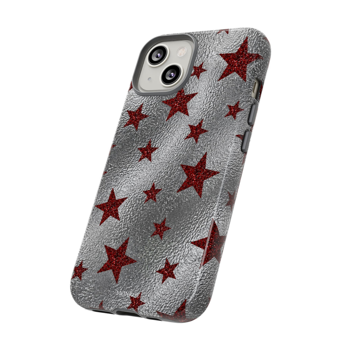 Silver Red Starry Tough Case