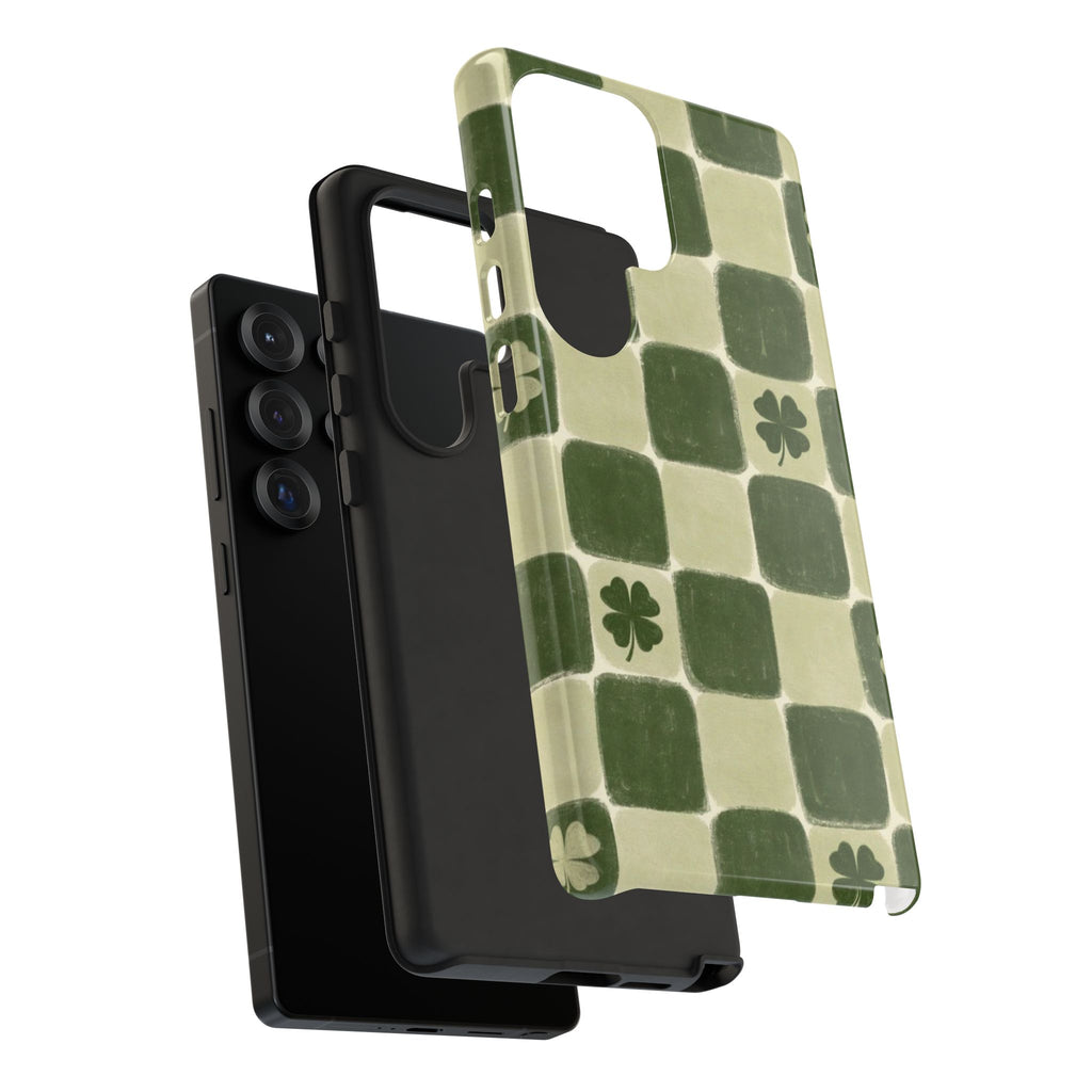 Clover Checker Tough Phone Case