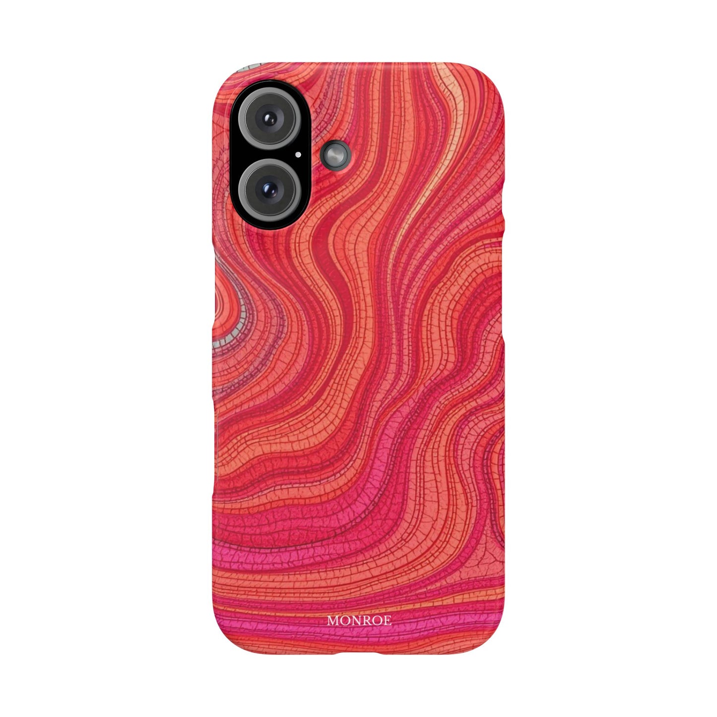 Retro Wavy Red Case