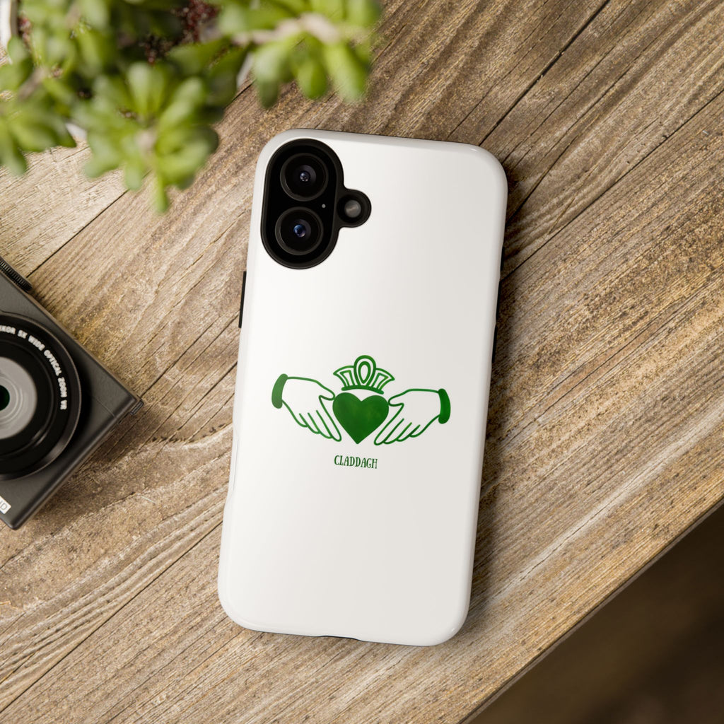 Irish Claddagh Symbol Green Tough Case