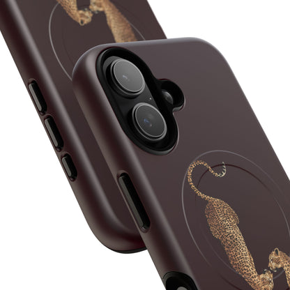 Burgundy Leopard Duo MagSafe Case