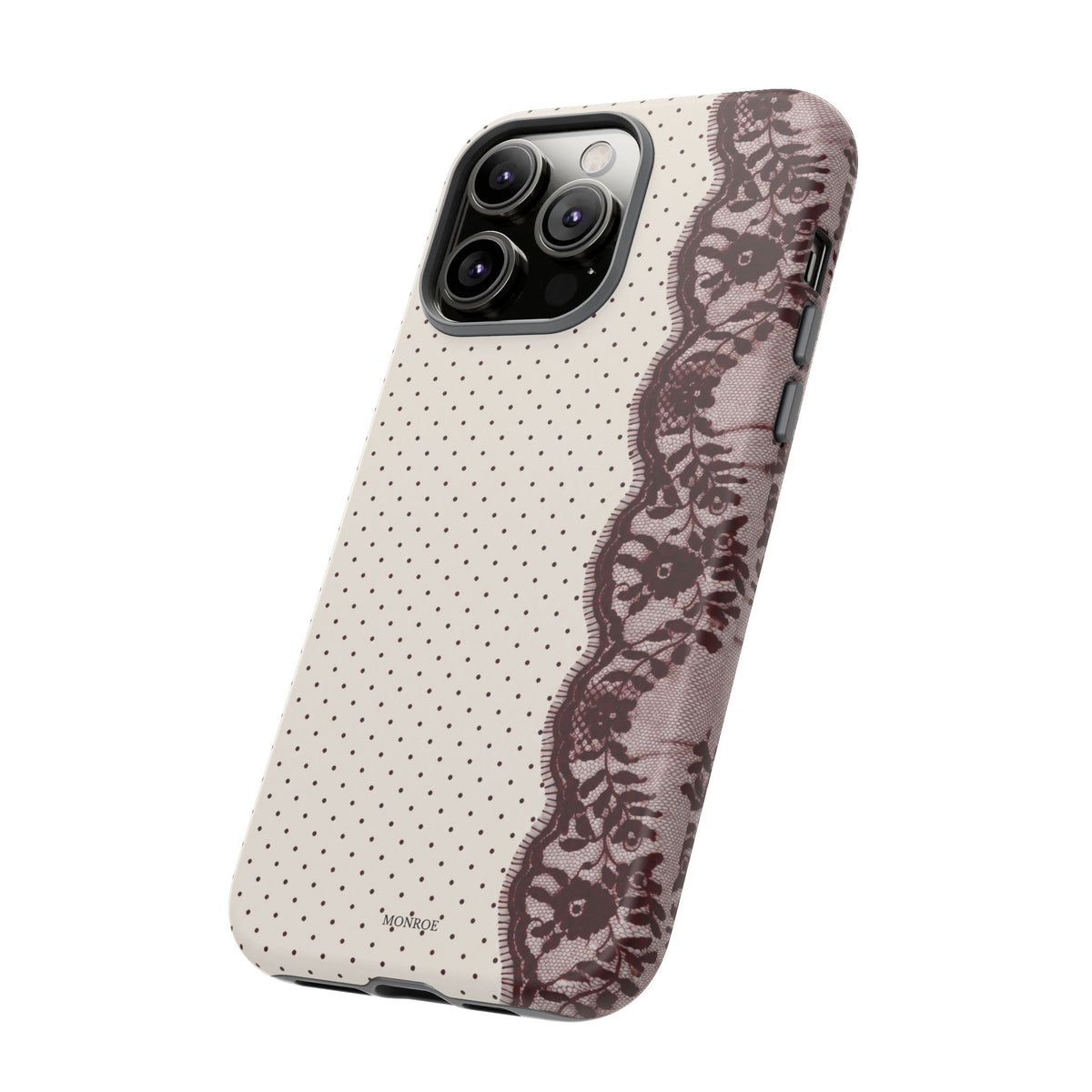 Burgundy Lace Edge Tough Case