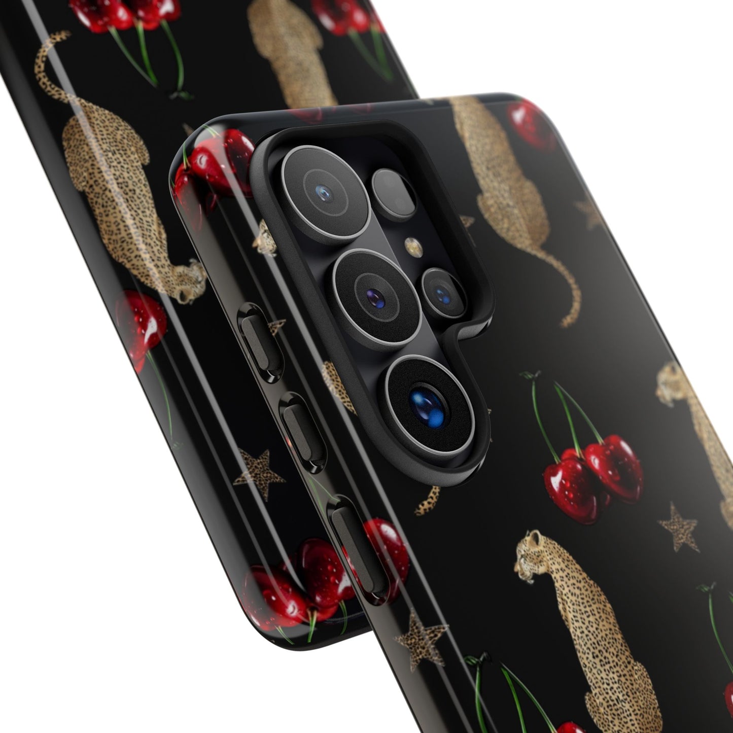 Leopard & Cherry Tough Case