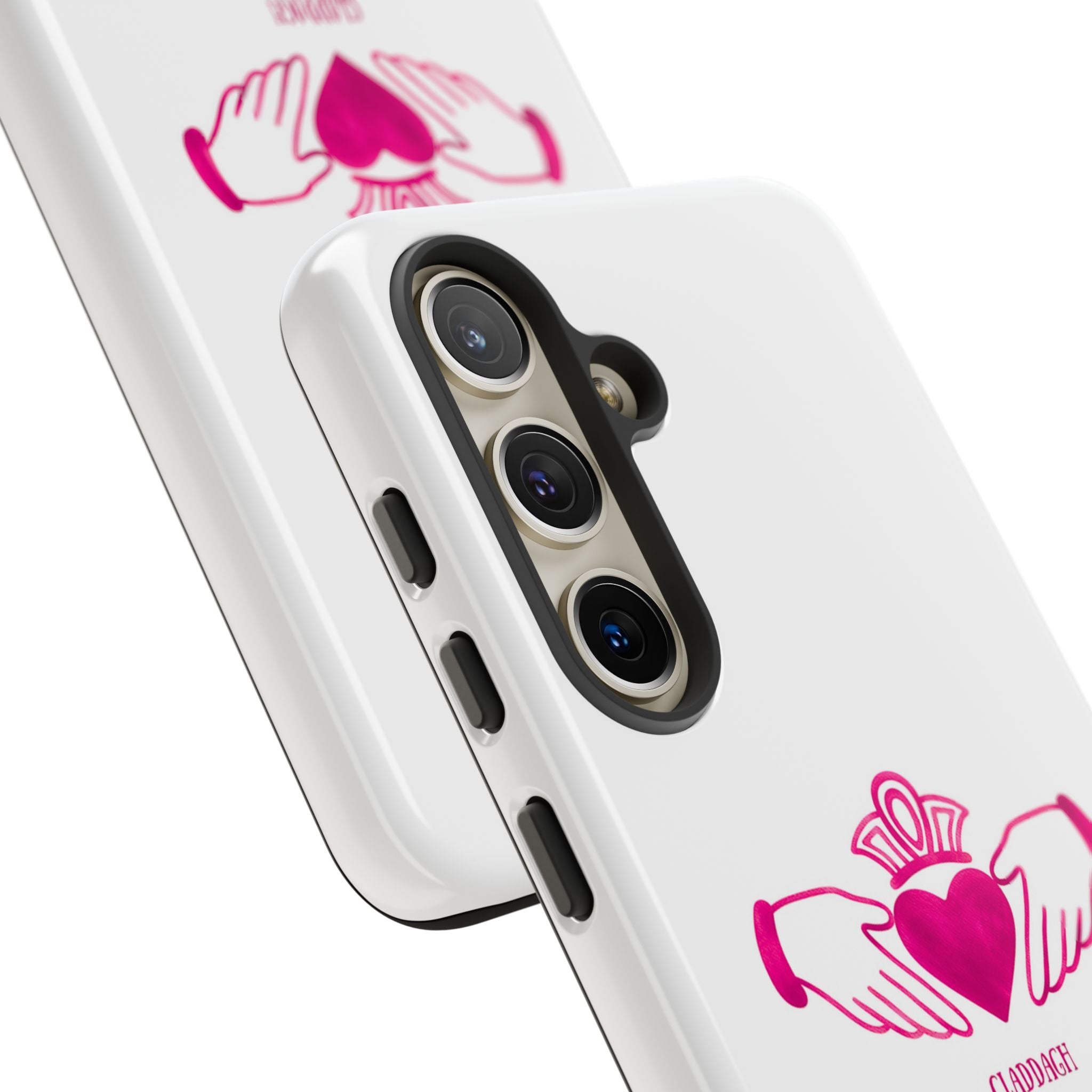 Pink Irish Claddagh Symbol Tough Phone Case