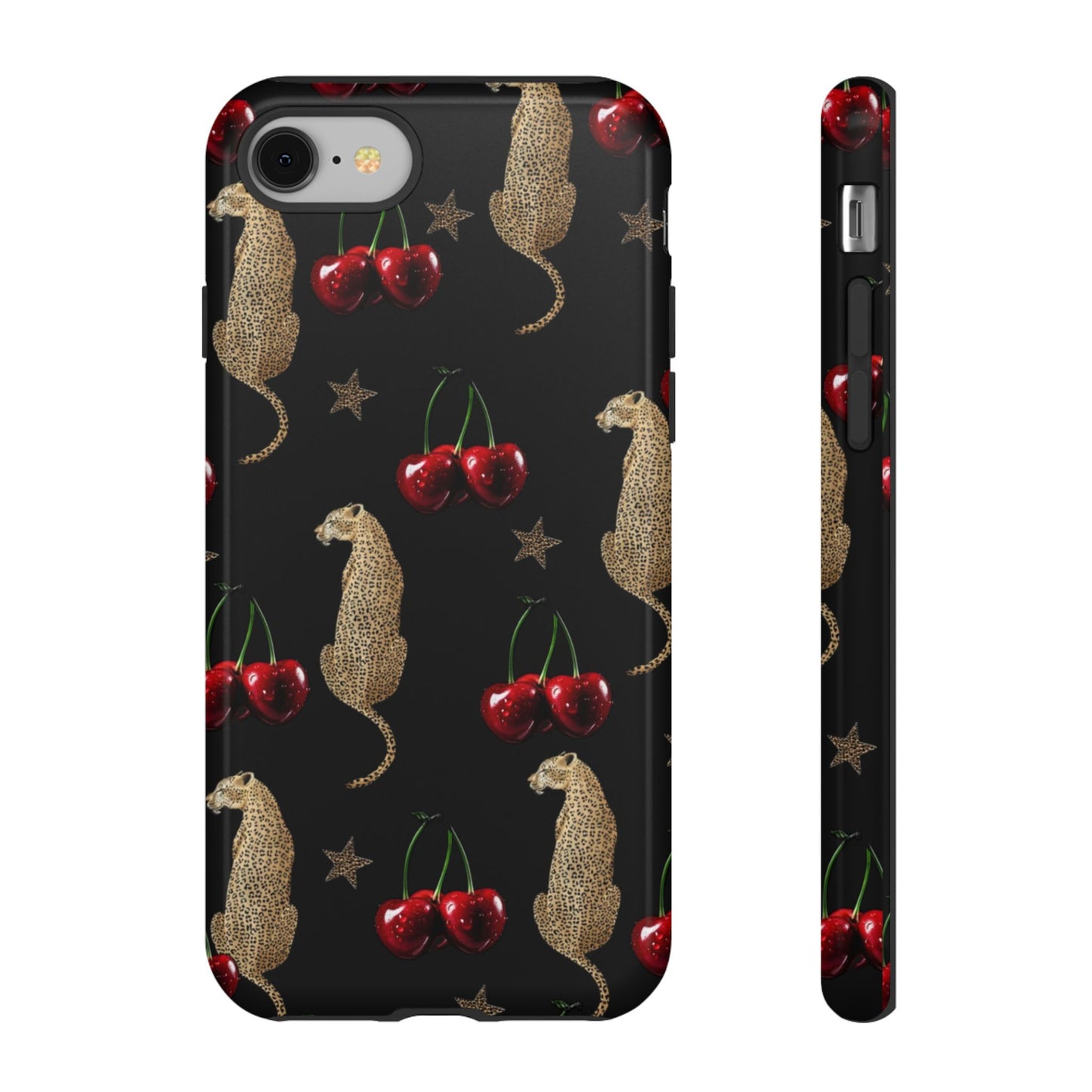 Leopard & Cherry Tough Case
