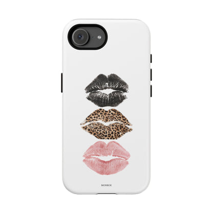 Leopard Glam Lip Tough Case