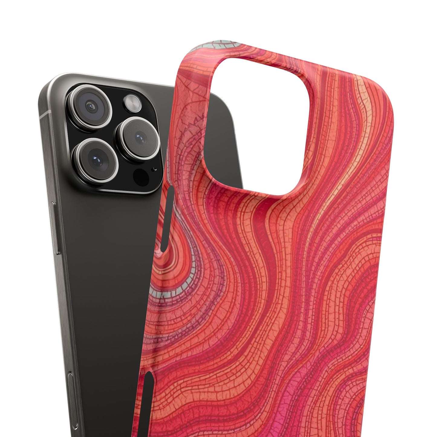 Retro Wavy Red Case