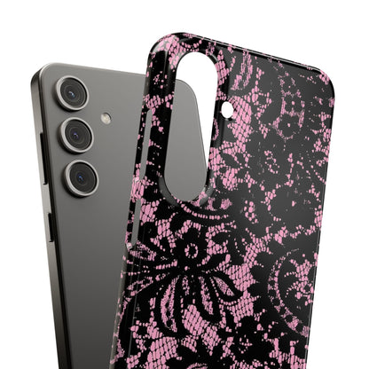 Pink Lace Pattern Case