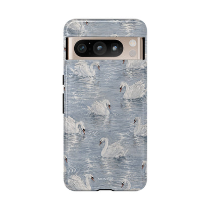 Swan Pattern Tough Case