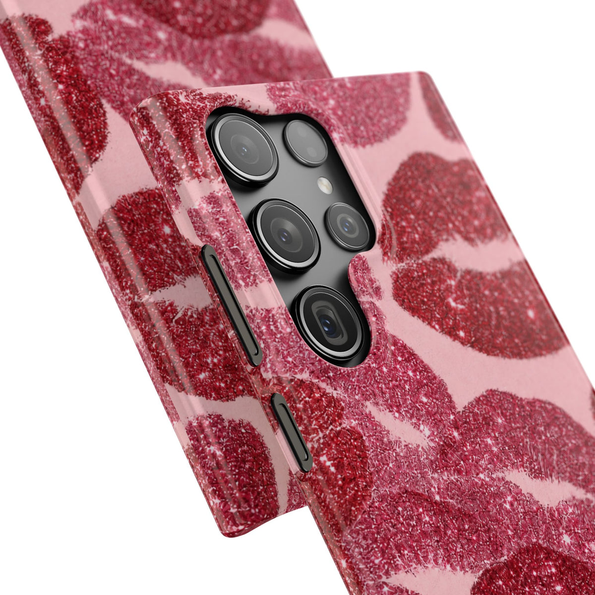 Pink Glitter Kiss Case