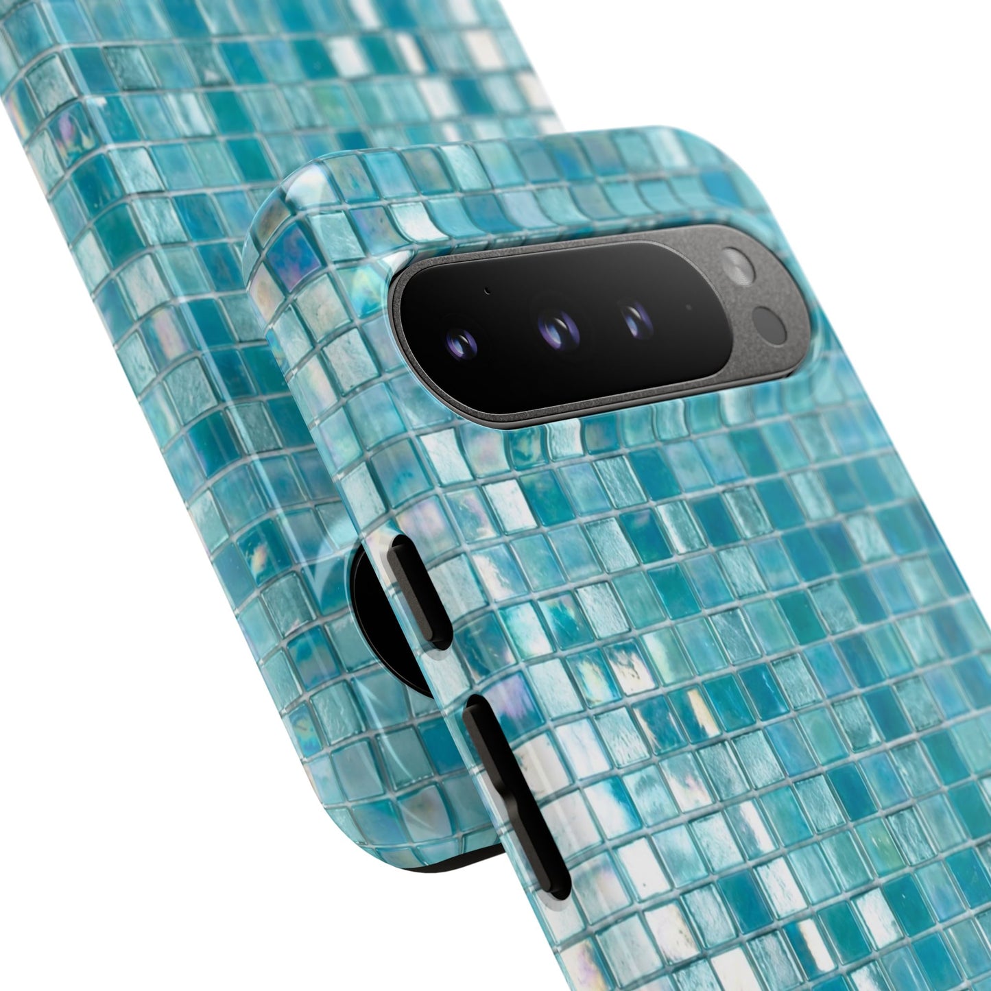 Hot Blue Mosaic Tile Tough Case
