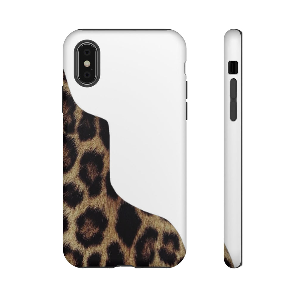 Half Cheetah Print Phone Case