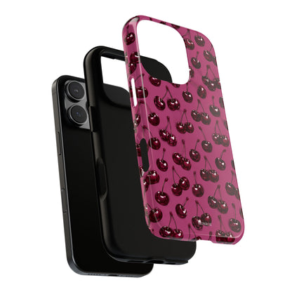 Burgundy Cherries Tough Case