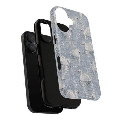 Swan Pattern Tough Case