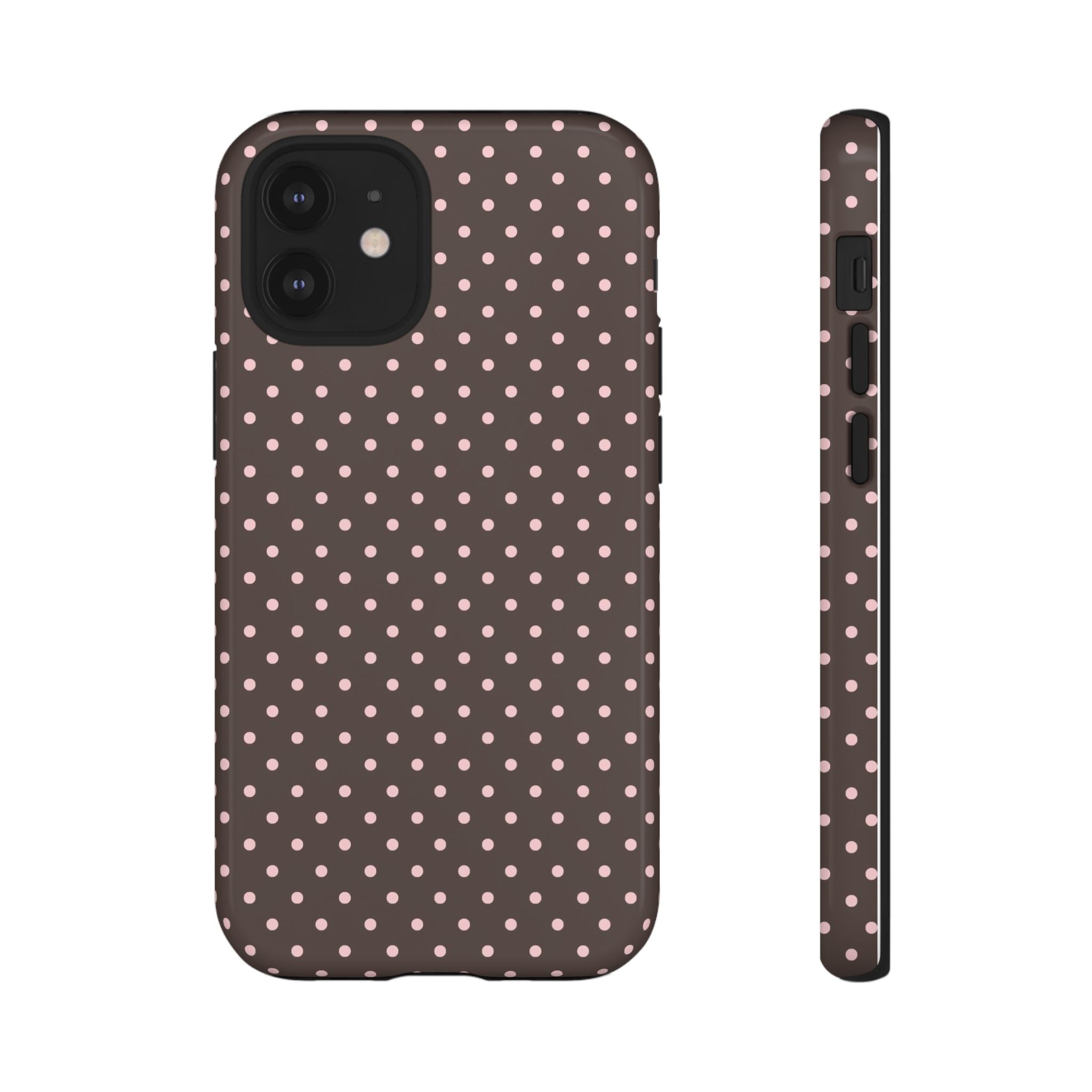 Brown Polka Phone Case