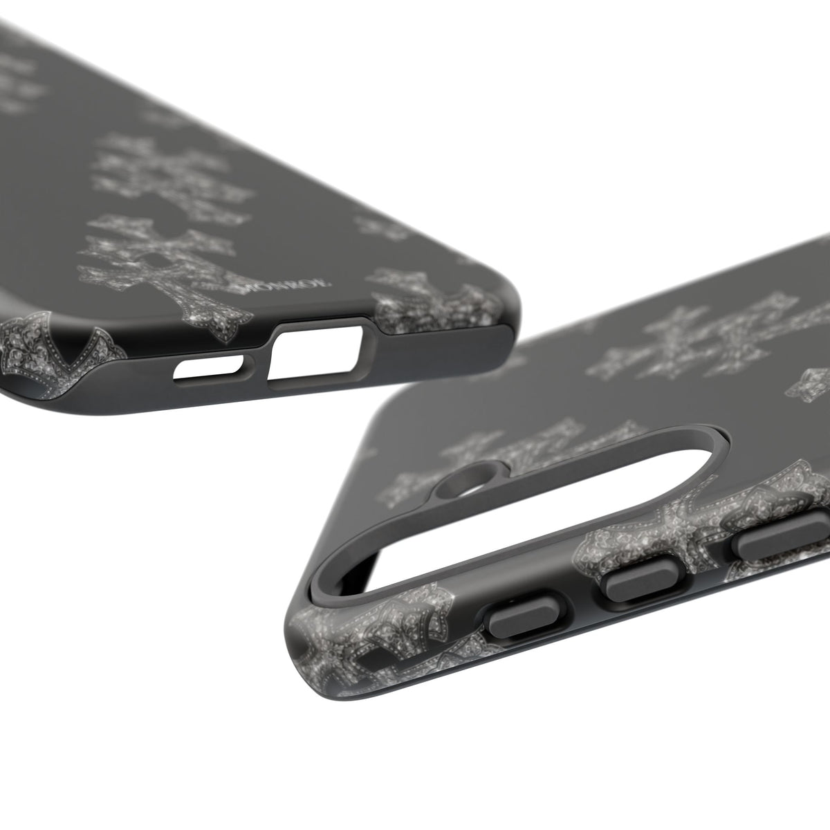 Black Crystal Cross Tough Case