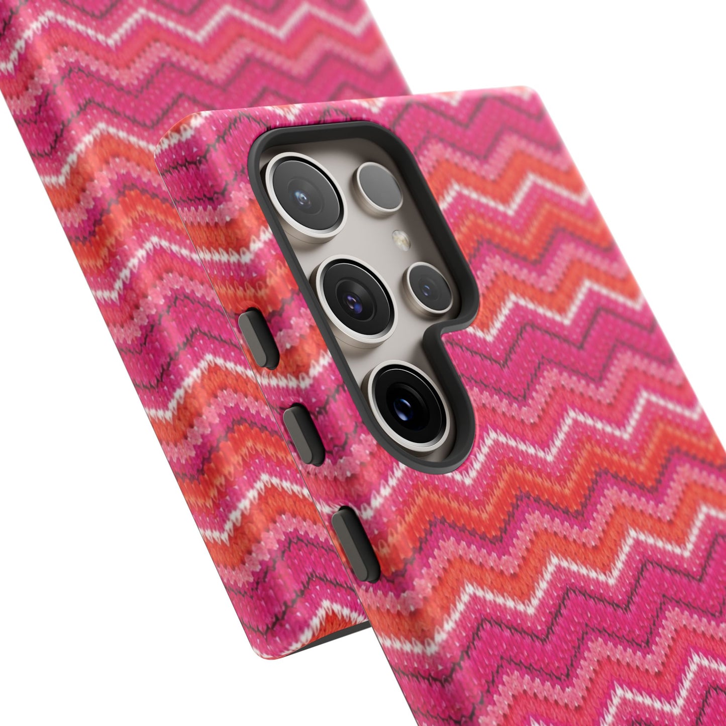 Pink Zigzag Tough Case