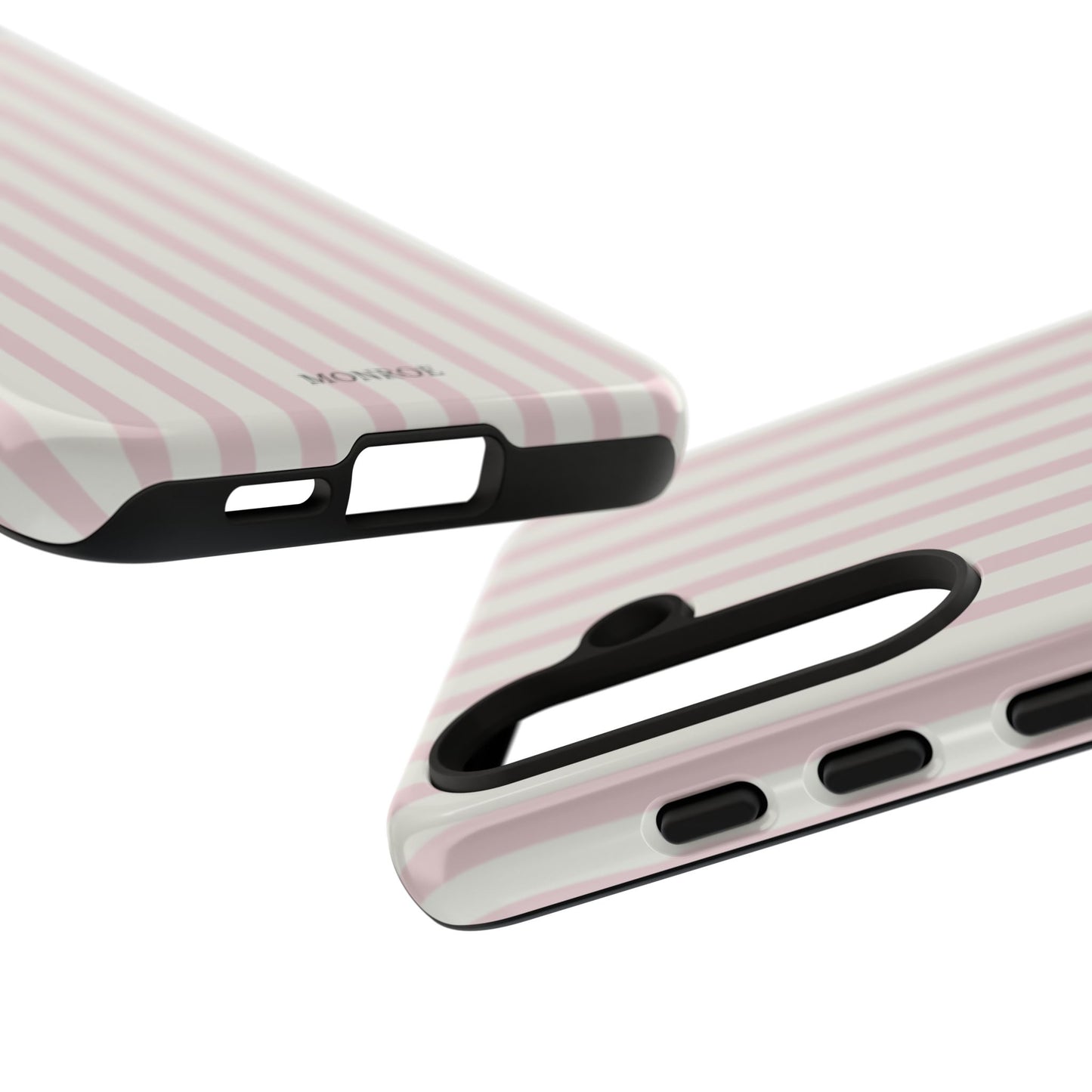 Light Pink Stripe Tough Phone Case