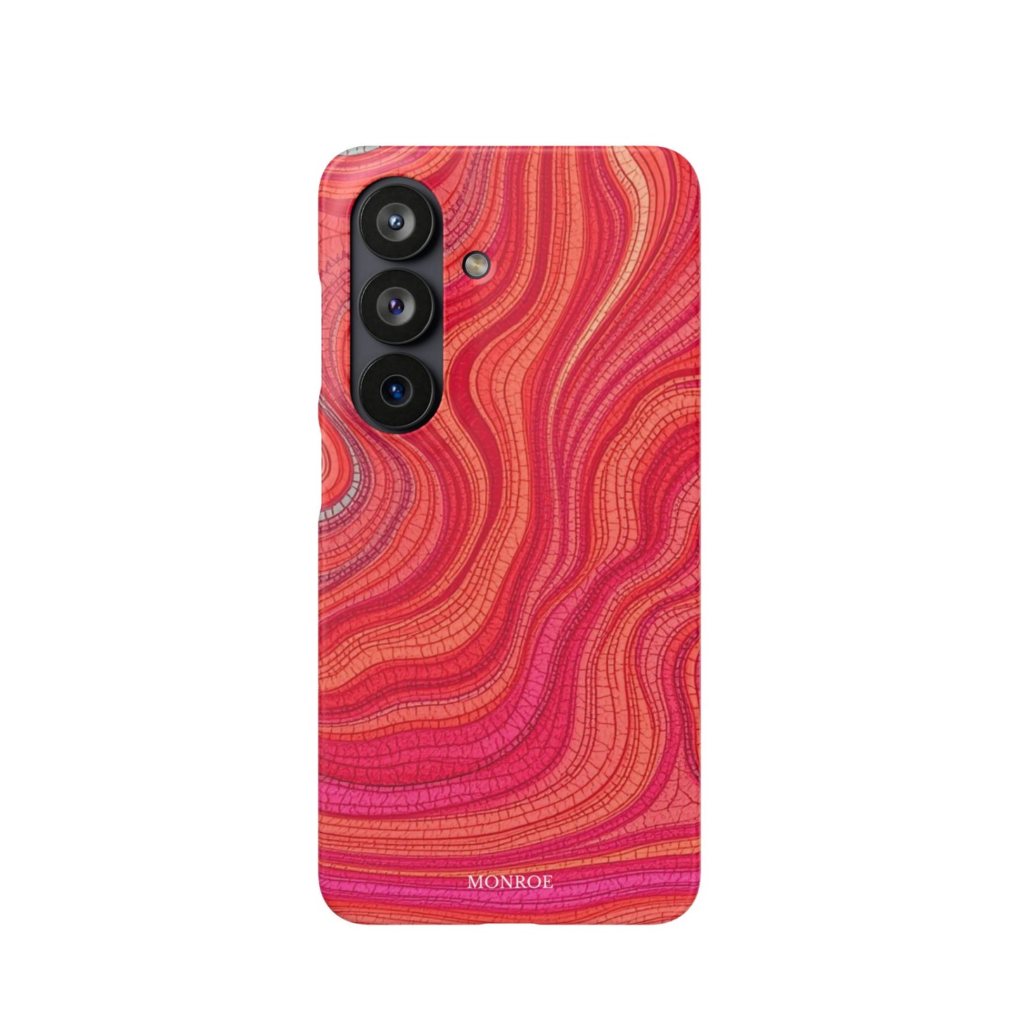 Retro Wavy Red Case