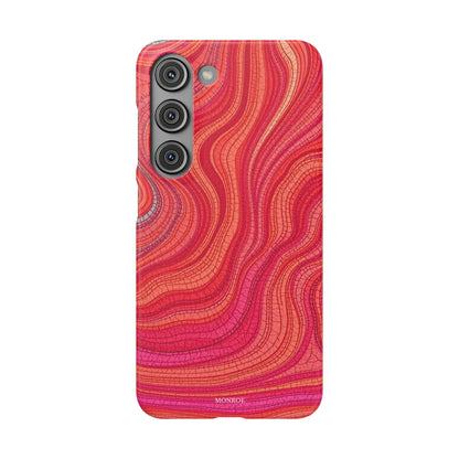 Retro Wavy Red Case