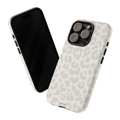 White Leopard Print Tough Case