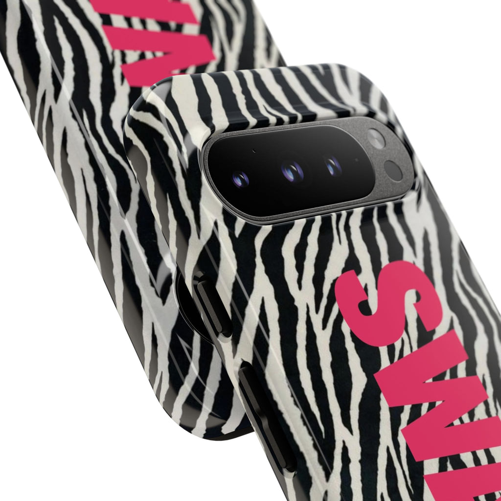 'SWAG' Zebra Print Tough Case