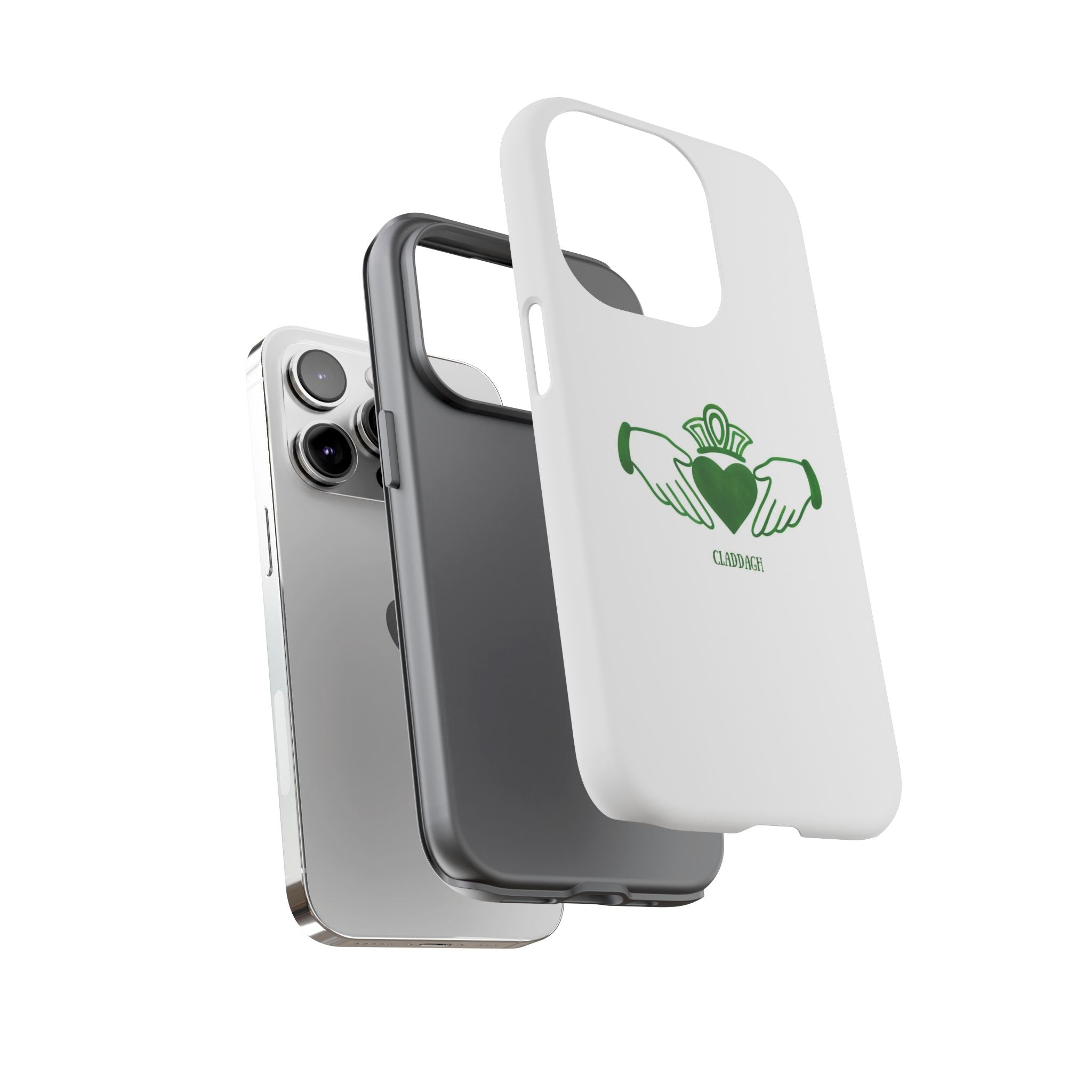 Irish Claddagh Symbol Green Tough Case